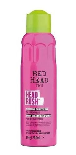 Spray Head Rush Bed Head Liviano Brillo Extremo Tigi