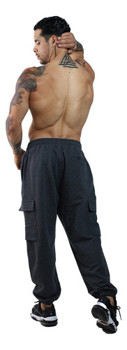 Pants Cargo Holgado De Algodón Para Hombre Fenix Fit