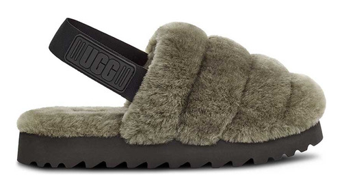 Sandalias Ugg Super Fluff Slipper W Verde Mujer