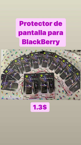 1.30 Protector Pantalla Blackberry 8100 Plástico, Antiespia