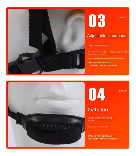 Gafas Protectoras Para Bomberos Con Casco De Rescate De Segu