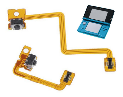 Flex Gatillos Botones L Y R Compatible Con Nintendo 3ds Old