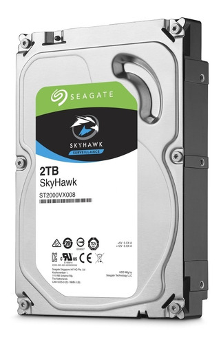 Disco duro interno Seagate SkyHawk Surveillance ST2000VX008 2TB