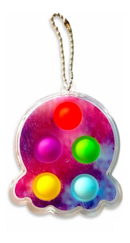 Imagen 7 de 7 de Llavero Pop It Simple Dimple Acrílico Silicona Importado
