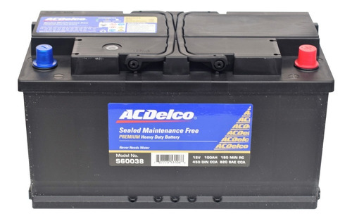 Bateria 100ah Acdelco  S60038  Borne Grande +positivo Der