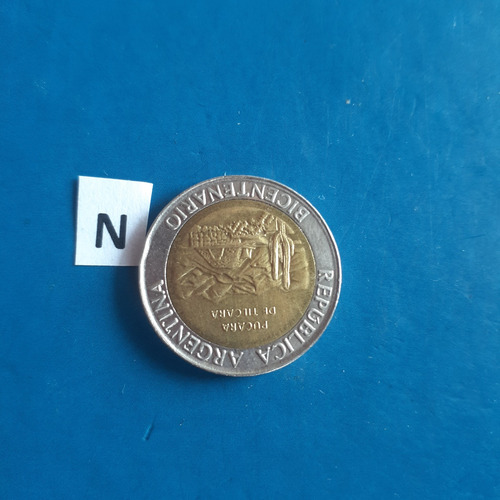 Moneda Antigua Argentina Conmerativa 2010 1 Peso Tilcara (Usado)