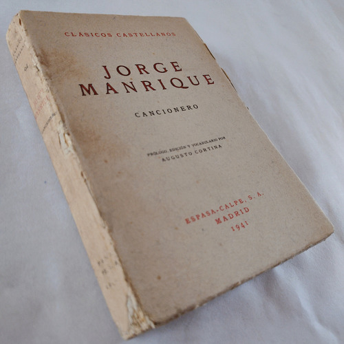 Jorge Manrique - Cancionero