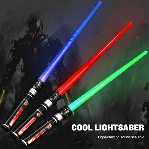 Sword Toy Retráctil Led Que Emite Sonido Simulado Para Niños