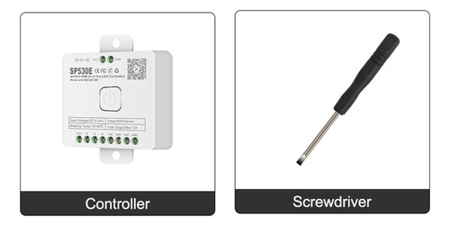 Controlador Led Wifi 12 En 1 Sp530e Pwm Spi, Atenuador De Pí