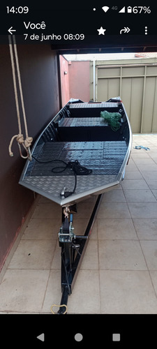 Barco De Alumínio Borda Alta