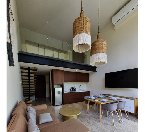 Departamento En Venta En Tulum, Mistiq Temple, Tipo Loft, Completamente Amueblado. Entrega Inmediata
