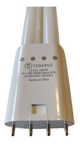Lámpara Pll Led 18w 220v Blanco Cálido - Reemplazo Dulux 36w