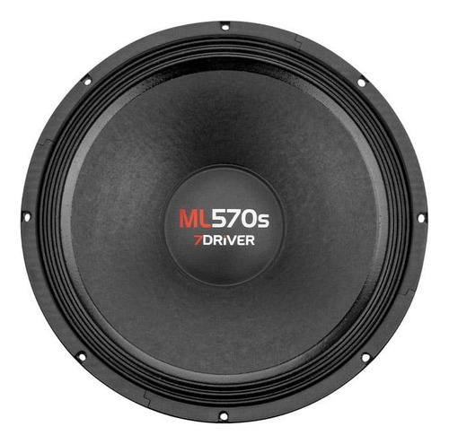 7driver Alto Falante 15 Ml 570s 8 Ohms Cor Preto