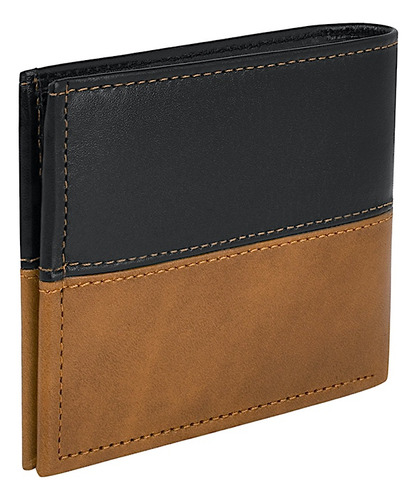 Cartera Caballero Stylo Bc-265c Piel Café