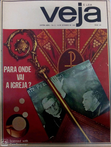 Revista Veja Nº 2 - Para Onde Vai A Igre Editora Abril