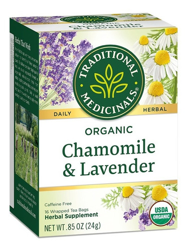 Te Organico Chamomile Lavender Manzanilla Lavanda 16 Sob Se