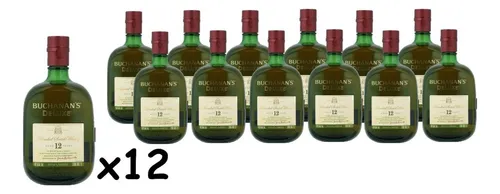 comprar Caja Whisky Buchanans Deluxe 12 Años 1 L 12 Piezas
