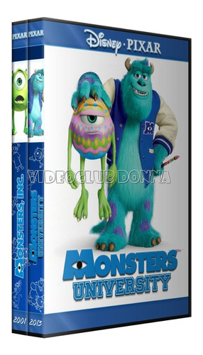 Monster Inc University Saga 2 Pelicula Colección Dvd