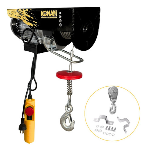 Guinche Electrico Aparejo Monta Carga 1650w 1000kg Konan