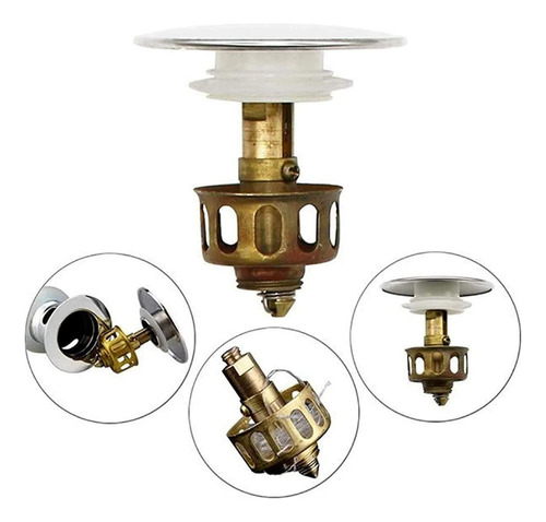 1 Pieza Universal Lavabo Drenaje Filtro Up Baño Lavabo