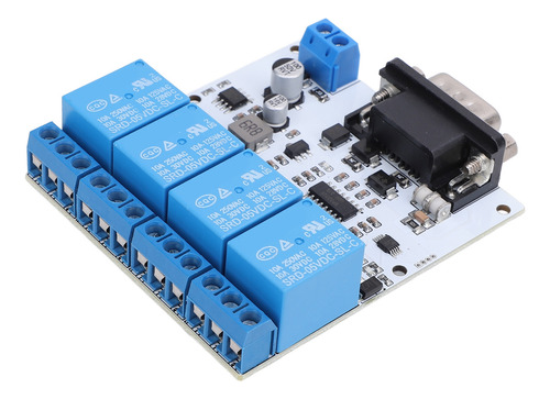 Módulo De Relé De 4 Canales Rs232 Opto Serial Port Control D
