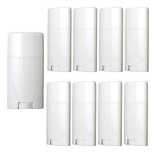 Minsily Paquete De 10 Recipientes De Desodorante Vacos Blanc