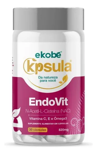 Kpsula Endovit Ômega 3 E Vitamina C E E 30 Cápsulas