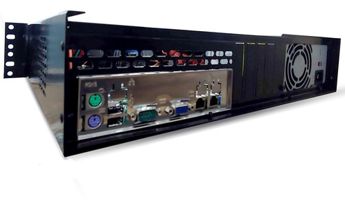 Imagem 4 de 5 de Gabinete 2u Servidor 40cm Curto Com Suporte Fixar No Rack