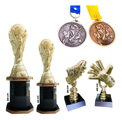 Combo Copa Del Mundo Con Medallas