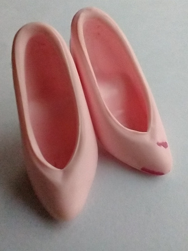 Barbie Zapatos Rosa Pálido Vintage Mattel (Usado)