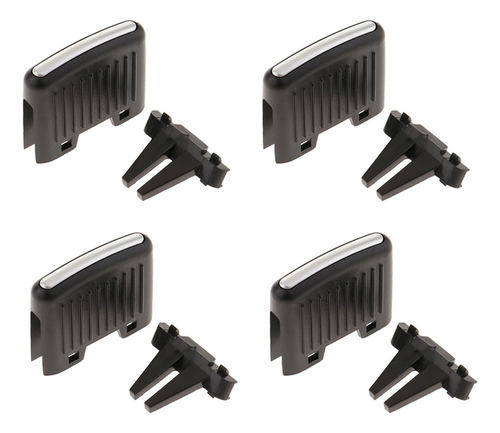 Juego De 4 Clips De Rejilla De Salida De Aire A/c Para Vw