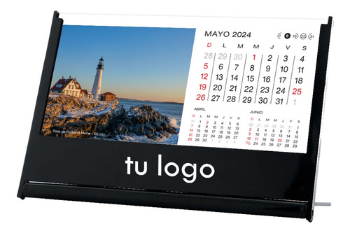 50 X Calendarios Almanaques 2024 Monza Escritorio C/ Logo