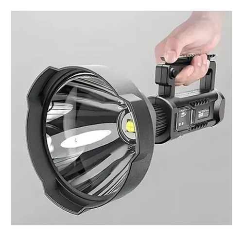 Reflector Busca Huella Led Recargable + Tripode Luz Blanca