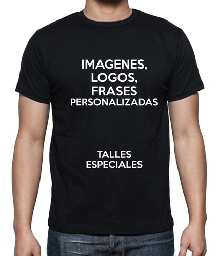 Remera Estampada Personalizada Talles Especiales Xxxl