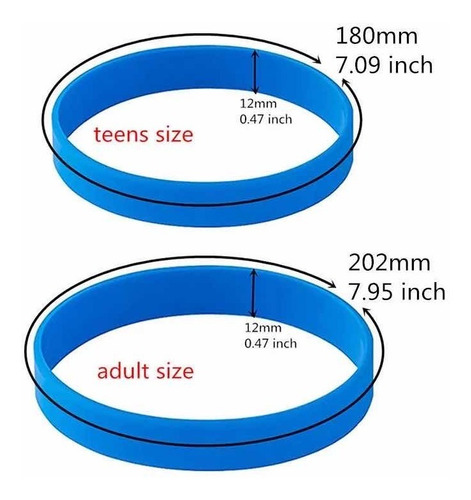 Imagen 7 de 9 de Brazaletes Pulseras Goma Importadas Material Pop Logo Pvc
