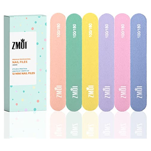 Mini Lima De Uñas Zmoi Professional, 12 Unidades (paquete De