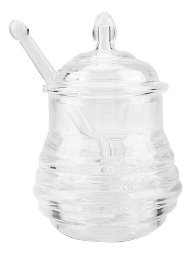 Frasco Suco Mel Vidrio Transparente 245 Ml