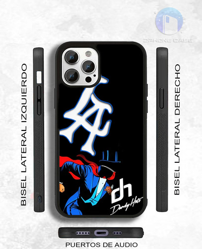 Funda Para Celular De El Mago Dandy Hats Negro Iphone 16 Pro