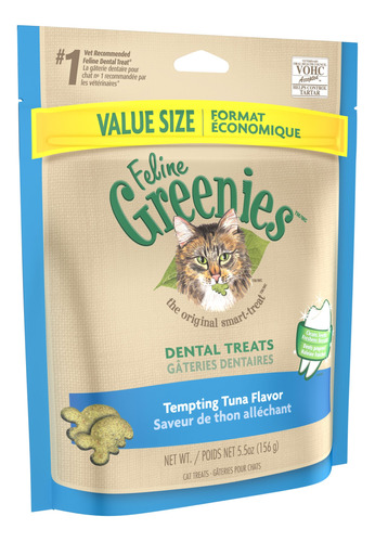 Cat Treats Greenies Feline Dental Care Tempting Tune, 155 Ml