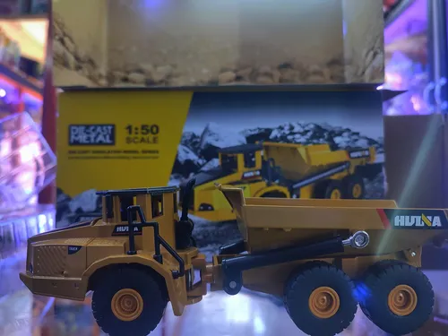 Camion Tolva Articulado Full Metal, Huina Escala 1:50