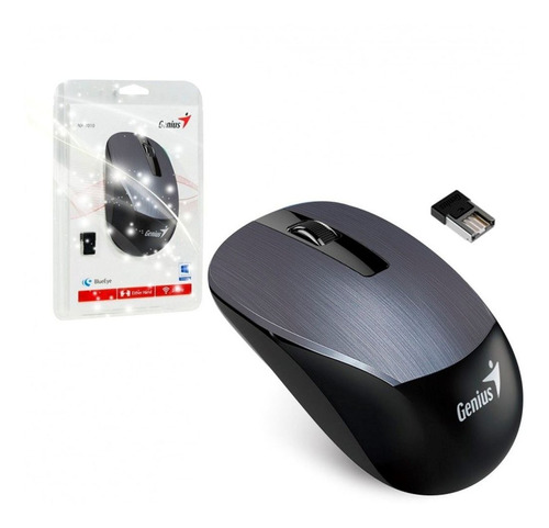 Mouse Genius Nx-7015 Gris Con Negro Inalambrico  K-ubo