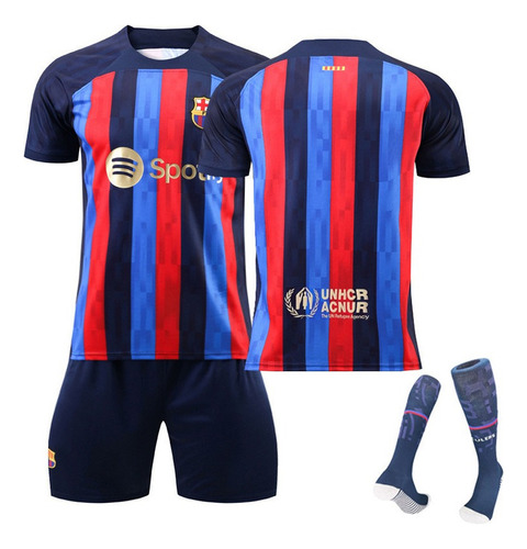 Barcelona Home Uniforme De Messi, Aubameyang, Lewan Y Pedrie