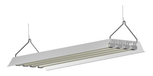 Lampara Colgante Para 4 Tubos Led  Potencia  80w