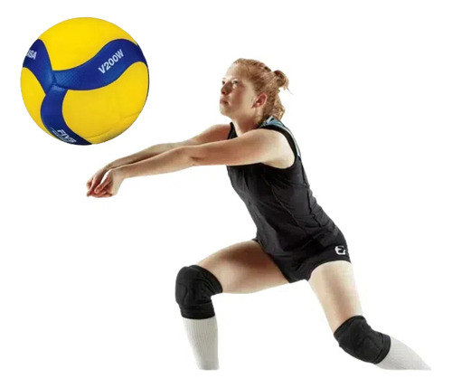 Voleibol V200wz Con Un Par De Muñequeras, 6 Piezasab