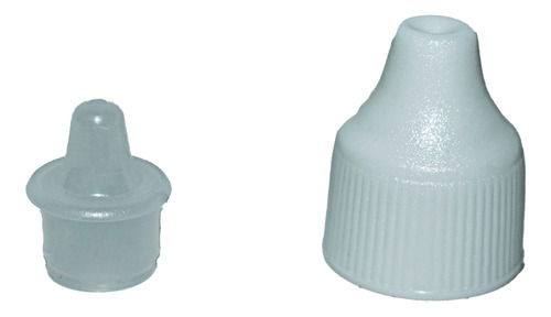 10 Gotero Farmaceutico Plastico Tap Inserto Perforado 15 Ml