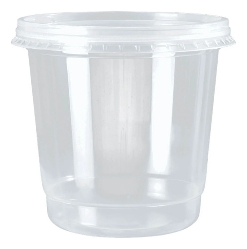Pote Redondo 1000ml (1 Litro) C/ 24 Unidades - Prafesta