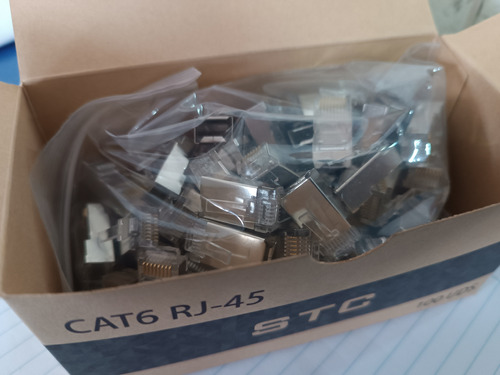 Conector Rj45 Cat6 Blindado (100 Und)