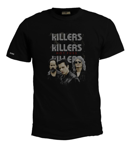 Camiseta The Killers Banda Rock Poster Luces Bto