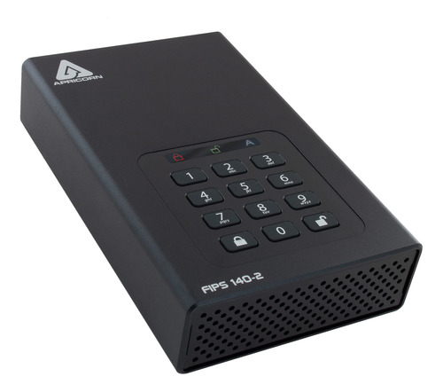 Apricorn Candado De Escritorio Aegis De 4tb Fips 140-2 Vali.