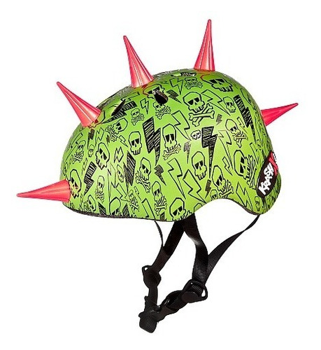 Raskullz Krash Niño Casco - Rayo Cráneo De Spike